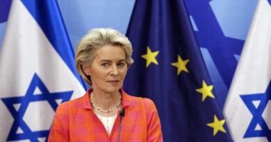 Von der Leyen’s Israel comments provoke Palestinian ire