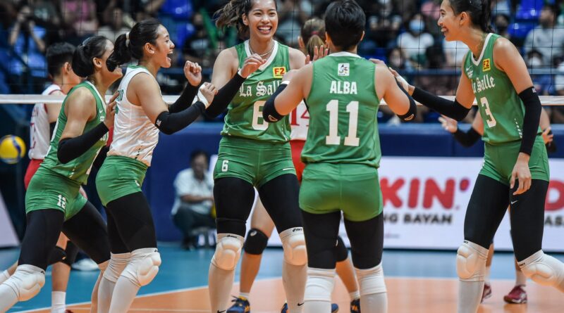 La Salle Lady Spikers in the UAAP Season 85. –UAAP PHOTO