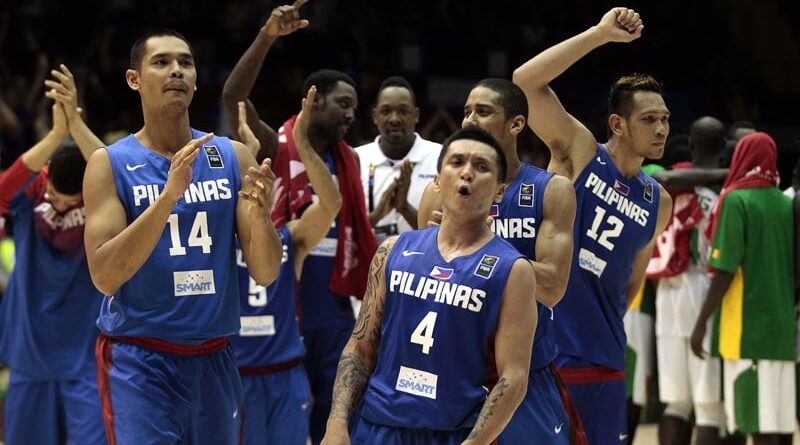 Gilas Pilipinas in the 2014 Fiba World Cup. FILE PHOTO