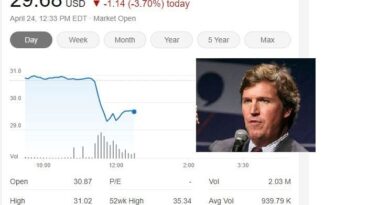 FOX Corp Loses ONE BILLION DOLLARS in Stock Value Without Tucker Carlson | The Gateway Pundit | by Jim Hoft