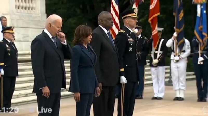 Joe Biden on Memorial Day: Confusion, Yawning and Not Knowing How to Salute (VIDEO) | The Gateway Pundit | by Cristina Laila