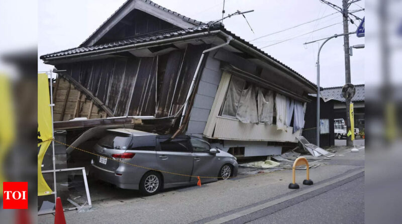 Aftershocks shake Japan after earthquake kills one, destroys homes - Times of India