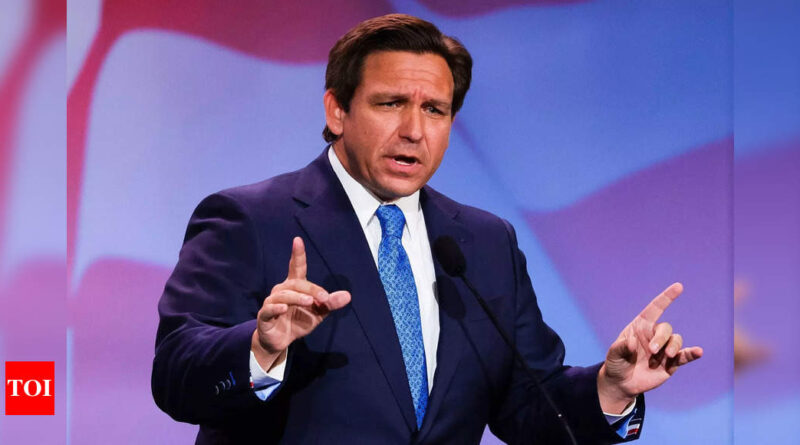 Republican Ron DeSantis to launch White House bid with Elon Musk on Twitter - Times of India