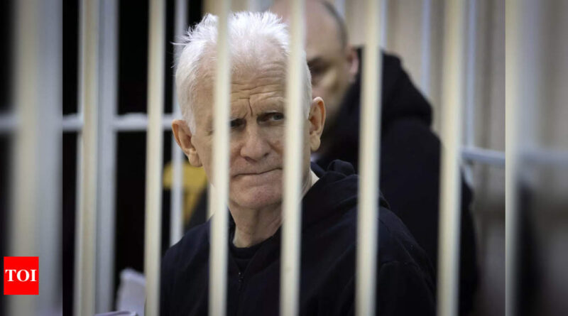 Nobel peace laureate transferred to brutal prison in Belarus, his wife says - Times of India