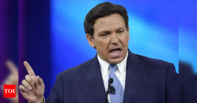 Ron DeSantis jumps into 2024 White House race as Trump's biggest threat - Times of India