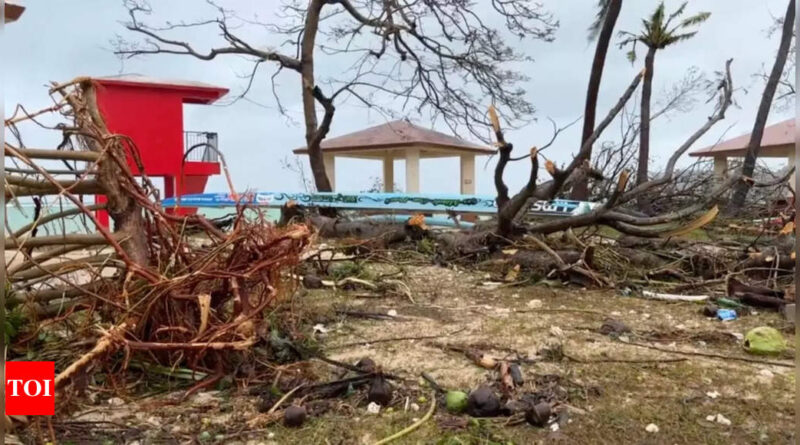 After Typhoon Mawar battered Guam, 'what used to be a jungle looks like toothpicks' - Times of India