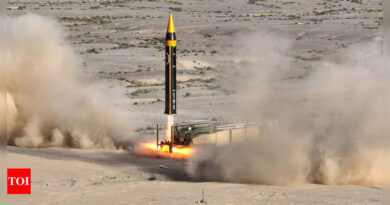 Iran unveils latest version of ballistic missile amid wider tensions over nuclear programme - Times of India