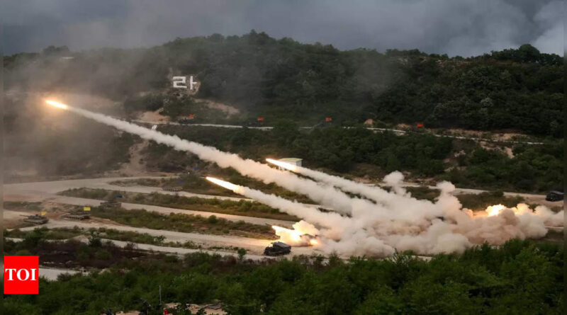 South Korea, US troops to hold massive live-fire drills near border with North Korea - Times of India