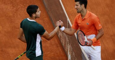 Carlos Alcaraz the man to beat on clay, says Novak Djokovic