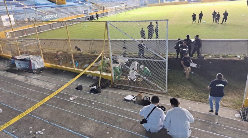 El Salvador football stampede