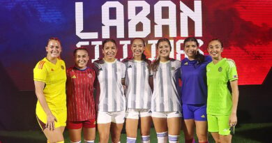 Members of the Filipinas during the launch of its World Cup kits. –PHILIPPINE WOMEN