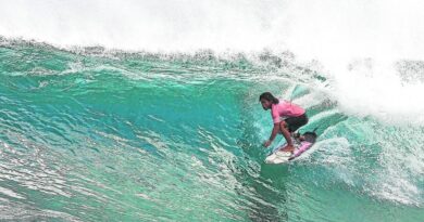 John Mark Tokong shows why he is king of the waves—and a local favorite of Siargao’s surfing crowd.