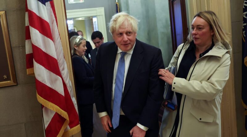 Send for Agent BoJo! Boris Johnson dispatched to Texas to shore up Republican support for Ukraine