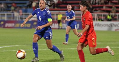 Philippines vs Myanmar in the 32nd SEA Games. –PHILIPPINE WOMEN