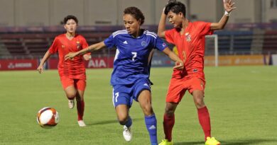 Philippines vs Myanmar in the 32nd SEA Games. –PHILIPPINE WOMEN