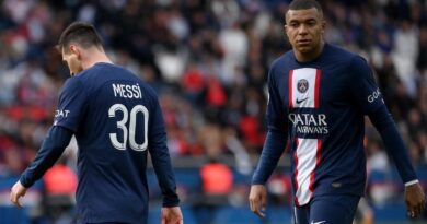 Lionel Messi Kylian Mbappe PSG