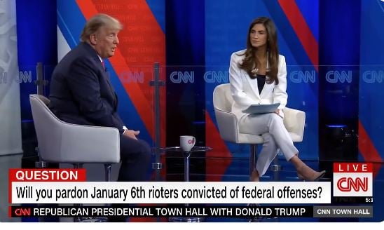 VIDEO: CNN AUDIENCE APPLAUDS as President Trump Promises to Pardon January 6 Political Prisoners Early On in His Administration | The Gateway Pundit | by Jim Hoft