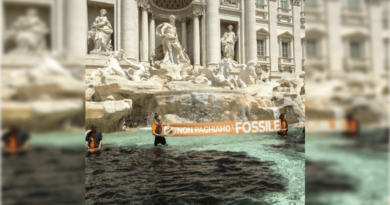 Unhinged Climate Activists Dump Black Gook Into Historic Trevi Fountain in Rome (VIDEO) | The Gateway Pundit | by Jim Hoft