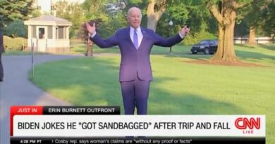 "I Got Sandbagged!" Joe Biden Jokes with Reporters About His Bad Fall - Then Hops and Shuffles Away (VIDEO) | The Gateway Pundit | by Cristina Laila