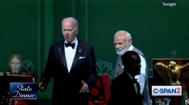 Joe Biden at State Dinner with Modi: "Enjoy Your Meal. Where Are We?" (VIDEO) | The Gateway Pundit | by Cristina Laila | 42