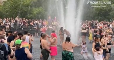 Topless Women Dance and Play with Children at Pride Event Water Party in New York City (VIDEO) | The Gateway Pundit | by Cristina Laila | 42