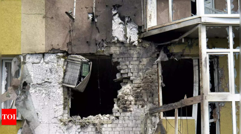 3 wounded as drone hits residential building in southwestern Russia near Ukraine - Times of India