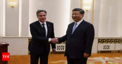 Chinese President Xi holds talks with US secretary of state Blinken in Beijing - Times of India