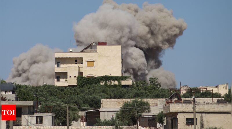 Syria: Airstrike hits busy market in opposition-held northwestern Syria and kills at least 9 people - Times of India