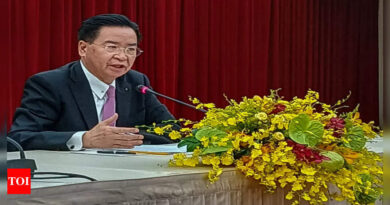 Taiwan has 'enormous appetite' to expand ties with India: Taiwanese foreign minister Wu | India News - Times of India