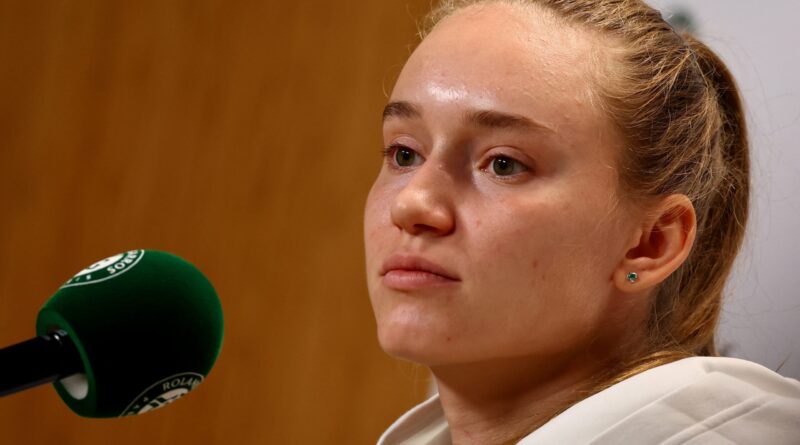 Elena Rybakina pulls out of French Open due to illness