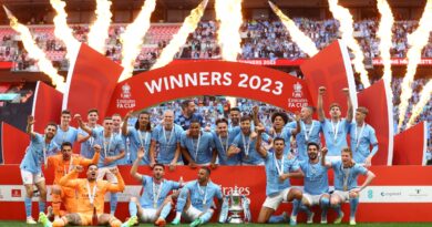 Man City edges closer to treble after FA Cup final win over Man United