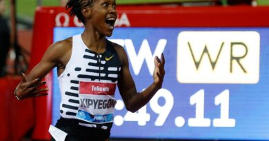 Shocked Kipyegon adds 5,000m world record to 1500m mark in Paris