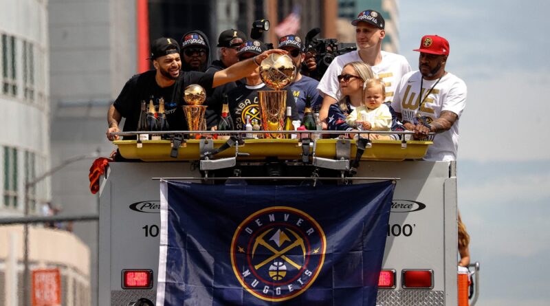 Thousands celebrate NBA champion Denver Nuggets at parade