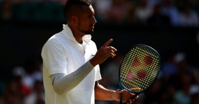 Nick Kyrgios pulls out of Halle with knee injury, hopes to play at Wimbledon