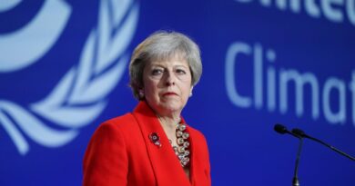 Theresa May: UK is ‘falling behind’ on climate action