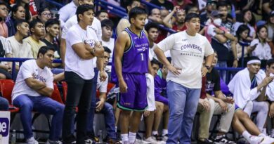 Assistant coach McJour Luib suits up for Converge in PBA On Tour