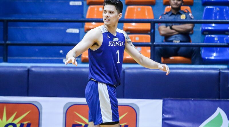 Kai Ballungay shaping up to be a vocal leader for Ateneo Blue Eagles