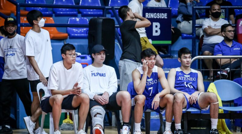 Ateneo’s Mason Amos out with hyperextended knee