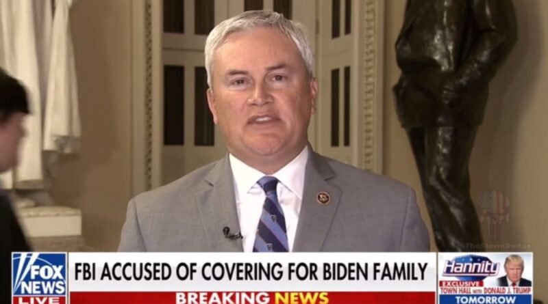 UPDATE: Chris Wray Did Not Admit FBI Had Damning Biden China Bribery Document - Until James Comer Notified Him He Already Seen the Filing (VIDEO) | The Gateway Pundit | by Jim Hoft