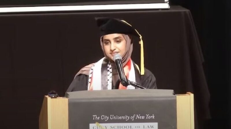 People Start Calling for the Defunding of CUNY Over Anti-American and Anti-Semitic Law School Graduation Speech | The Gateway Pundit | by Mike LaChance