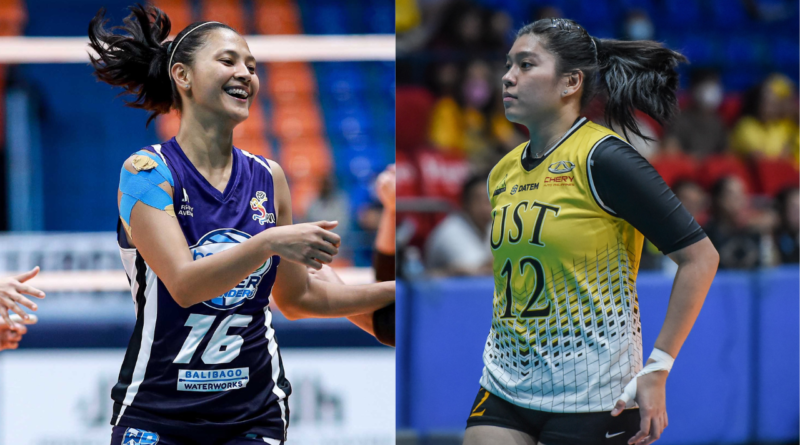 Petro Gazz recruits Julia Ipac and KC Galdones. –UAAP/PVL FILE PHOTOS