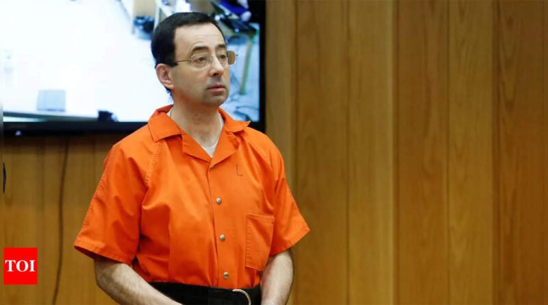 Ex-US gymnastics doctor Larry Nassar stabbed in prison - Times of India