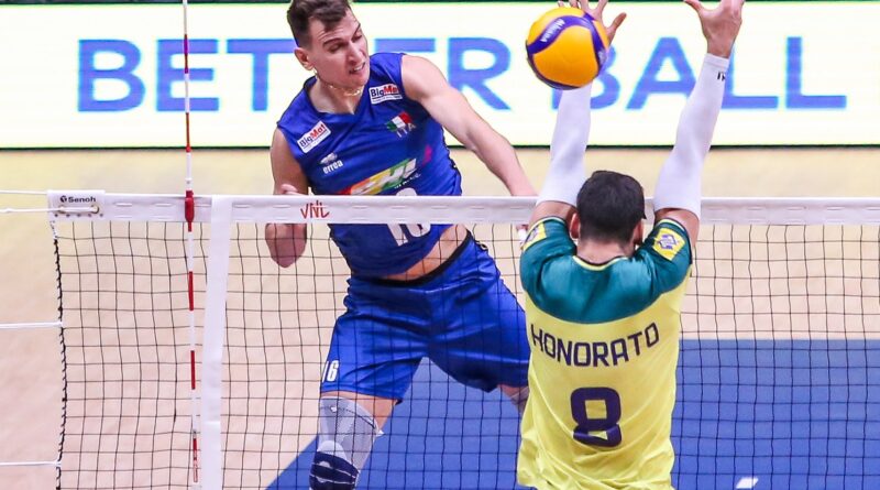 VNL: Yuri Romano powers Italy upset of Brazil in Manila leg