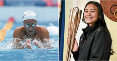 Kayla Sanchez, here working out in thepool at PhilSports last year, finally gets her much-awaited World Aquatics clear- ance. —PHOTOS BY JUNE NAVARRO, PSI