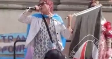 Trans Activist Who Served 30 Years in Jail for Attempted Murder Tells London Crowd "If You See a TERF, Punch Them in the Face" | The Gateway Pundit | by Margaret Flavin | 168