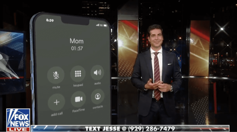 Democrat Mother of Jesse Watters Calls in on Son's Debut at 8 PM - Embarrasses Him on National TV by Trashing Trump (VIDEO) | The Gateway Pundit | by Jim Hoft | 120