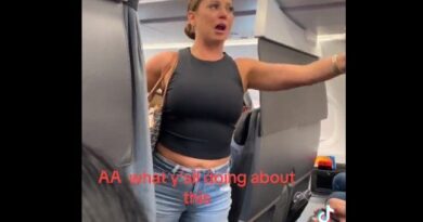 GOING VIRAL: Hallucinating Woman Exits Plane After Pointing Out that the "Mother F***er" in Back Is Not Real (VIDEO) | The Gateway Pundit | by Jim Hoft | 2