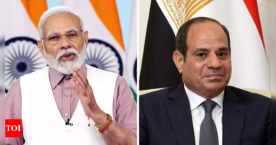 PM Modi, Egyptian President discuss Israel-Hamas conflict | India News - Times of India