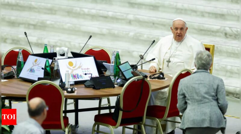 Vatican synod ends without clear stances on women deacons, LGBT community - Times of India