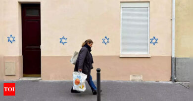 France vows 'merciless fight' against antisemitism after anti-Jewish graffiti found in Paris - Times of India